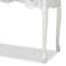 Baxton Studio Sophie White and Brown Finished Small 3-Drawer Wood Console Table 162-10255 - alternate 5